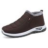 Jinshiyuanshu Cotton shoes Winter cotton boots processing Customized men's and women's same thickened short boots One-pedal sports snow boots