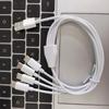 Charging Cable Power Supply Cord Charger Cable Type C To 4 Type C Wire USB  To 4 Port Type C Cable