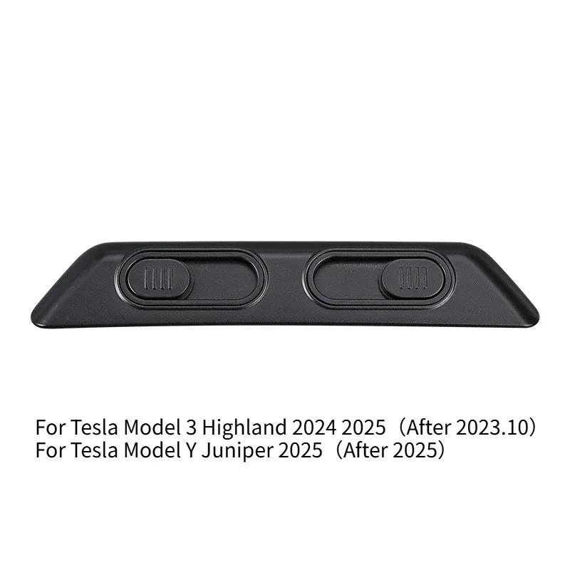 Rear Charging Port USB Cover for Tesla Model Y Juniper 2025 Model 3 Highland 2024 Anti-blocking Protection Interior Accessories