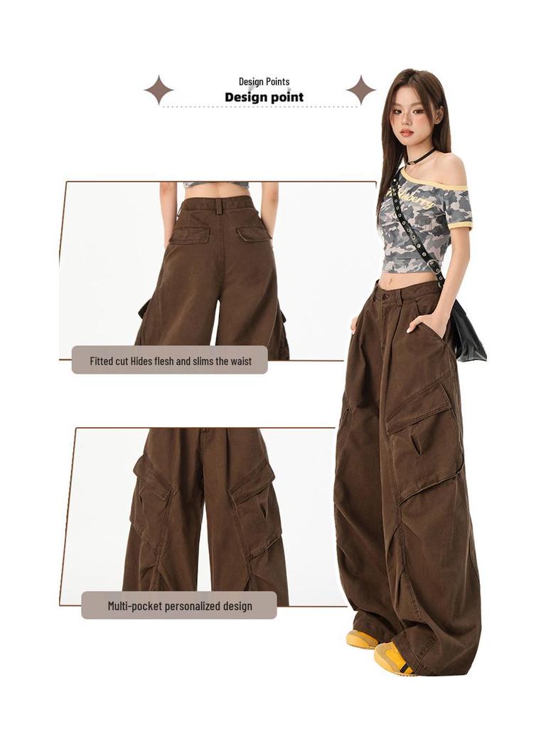 Women's High Waist Wide-Leg Jeans - Autumn Slimming Loose Fit