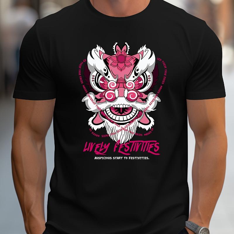 

Streetwear Edgy Letter Men s T-Shirt - Unique Versatile Casual Style S