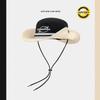 Fisherman Sun Protection Embroidered Outdoor Cowboy Hat for Camping and Mountaineering