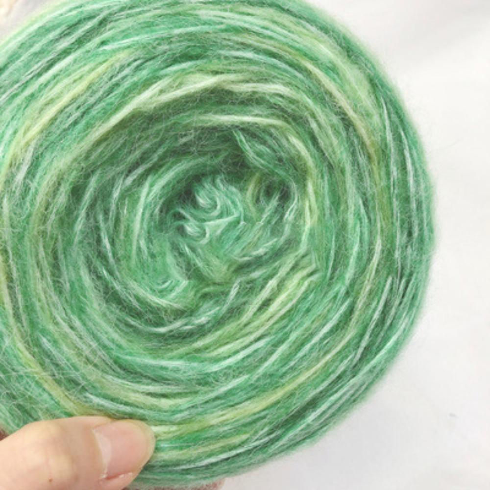 

50g Long Gradient Mohair Blend Yarn - Dream Color Hand Knitting Wool for Scarf Projects