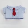 20cm Doll Clothes 17cm Labubu Clothes Shirt Tie and Trousers Set Mini Plush Doll'S Outfit Clothing Dolls Accessories