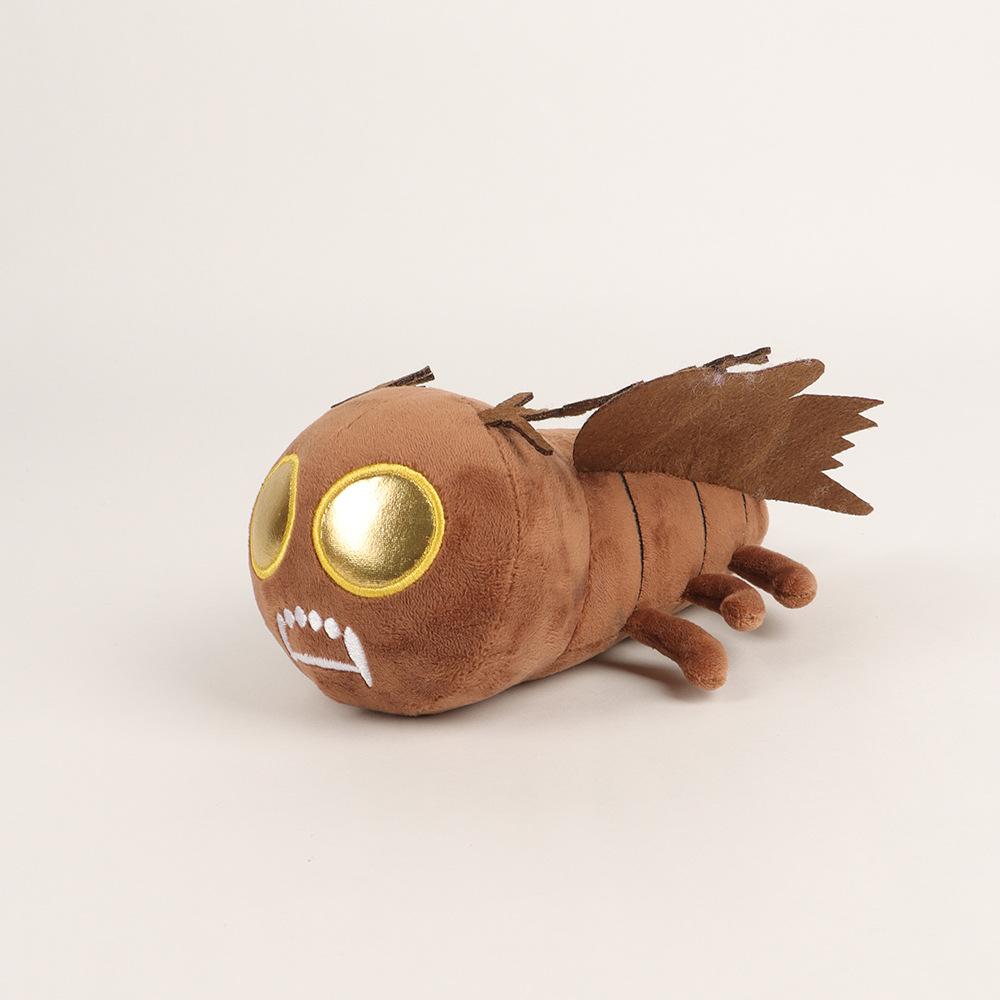 

2 Floor Doors Moth Plush Toy Cartoon Stuffed Doll Game Peripheral Kids Gift