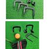3Pcs Practice Putting Gates Golf Training Tool Differently Sized Golf Putting Gates with Base Indoor Putter Gate Trainer