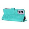 For Motorola Moto E14 4G Tulip Leather Case Phone Cover with 5 Card Slots Wallet