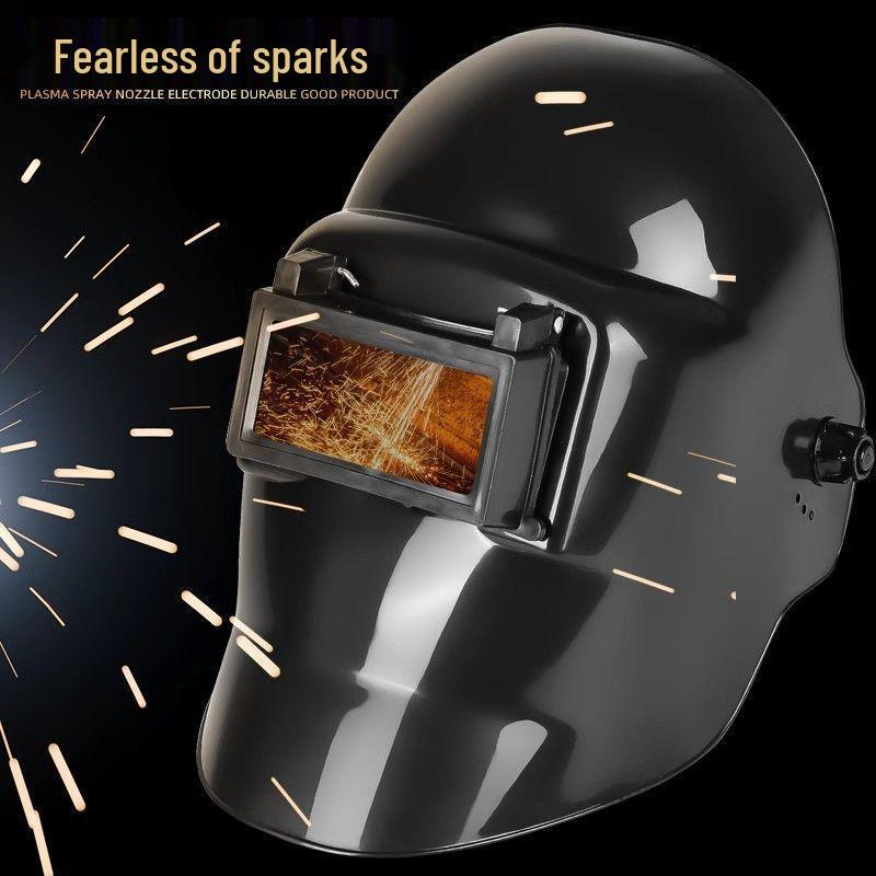 Auto-Darkening Full Face Electric Welding Mask with Anti-Burn Protection