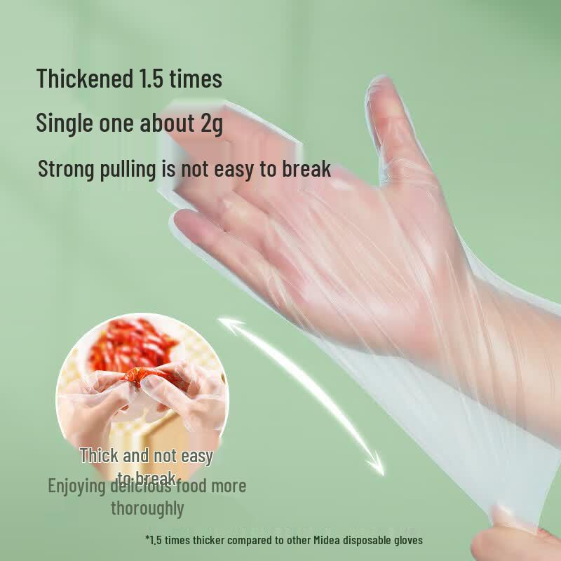 MARYYA Disposable Thick PE Gloves