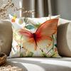 Bedding Set 180x200 SATIN COTTON Digital Print Spring Flowers and Butterflies