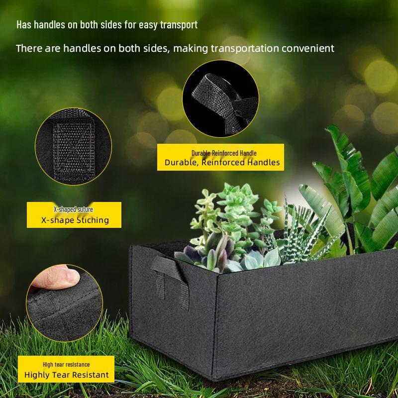 Rectangular Felt Planting Bag for Seedlings and Green Plants