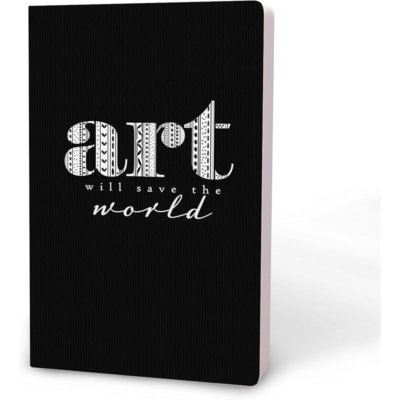 Factor Notes 100 Gsm A5 Notebook: Plain | 144 Pages (Art Will Save The World) a5