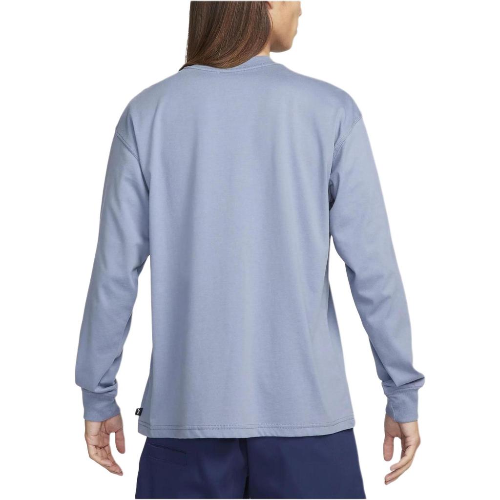 Nike T Shirts Men's Blue Crew Neck Moderate Straight Fit FQ3716-493