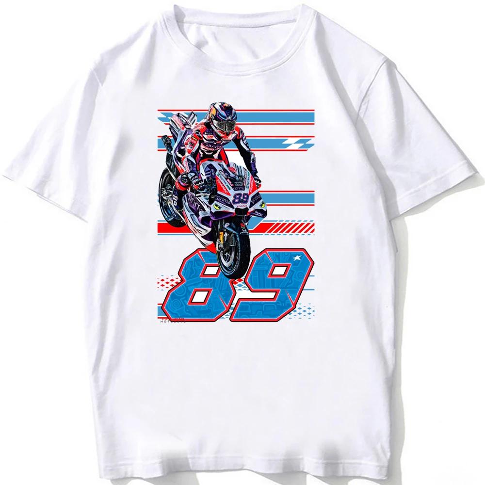 Jorge Martinator 89 GP Race Ride Fans T-Shirt New Summer Men Short Sleeve Sport Boy Casual Tees Motorcycle Riding  White Tops