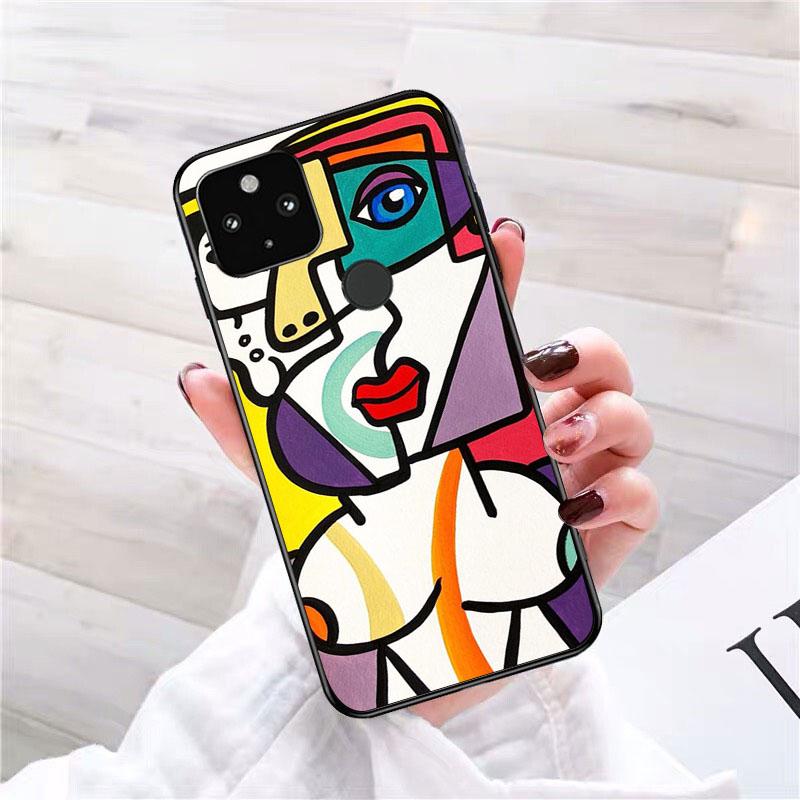 Picasso Abstract Art Painting Phone Case for Google Pixel 10 9 Pro XL 9A 8 7 6 Pro Pixel 8A 7A 6A Pixel 8 7 6 5