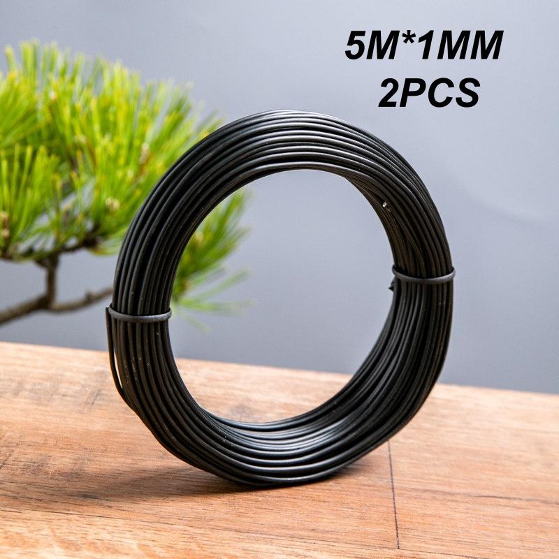 1/2Pcs Garden Plant Support Aluminum Wire Bonsai Training Wire For Diy Bonsai Craft Climbing Vine Tree Shaping Gardening Tool