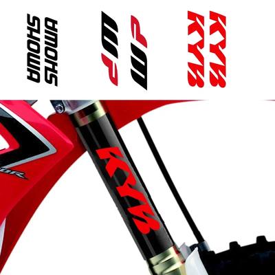 2pcs Motocross Motorcycle Vinyl Sticker for Kyb Wp Suspension Showa Decal for Yamaha Honda Suzuki Ktm Kawasaki Benelli Decor