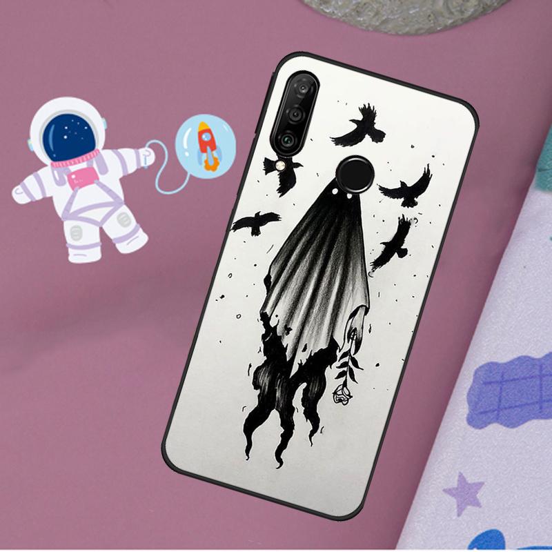 Geist Halloween Für Huawei Nova 5T 9 10 SE 7i 8i 11i 12i Y60 Y61 Y70 Y72 Y73 Y90 Y91 P20 P40 P30 Lite Hülle