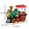 Electric retro spray train toy with sound and light automatic obstacle avoidance simulation steam train children Christmas gift