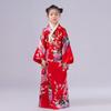 Japansk Baby Jente Kimono Barn Vintage Yukata Barn Jente Cospaly Kostyme Tradisjonell Kostyme Kvinnelig rollespill Opptreden