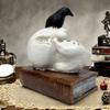 Halloween Sculpture Collectible Figurine Gothic Decoration Home Desktop Horror Atmosphere Decoration Resin Crafts Ornament