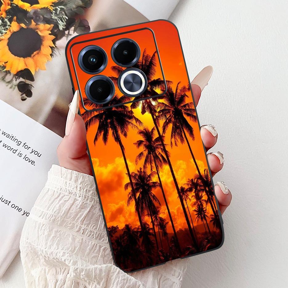 For Infinix Note 40 5G Case X6852 Luxury Fashion Painted Cover Matte Phone Case For Infinix Note 40 Pro Plus Note40 4G Soft Bags