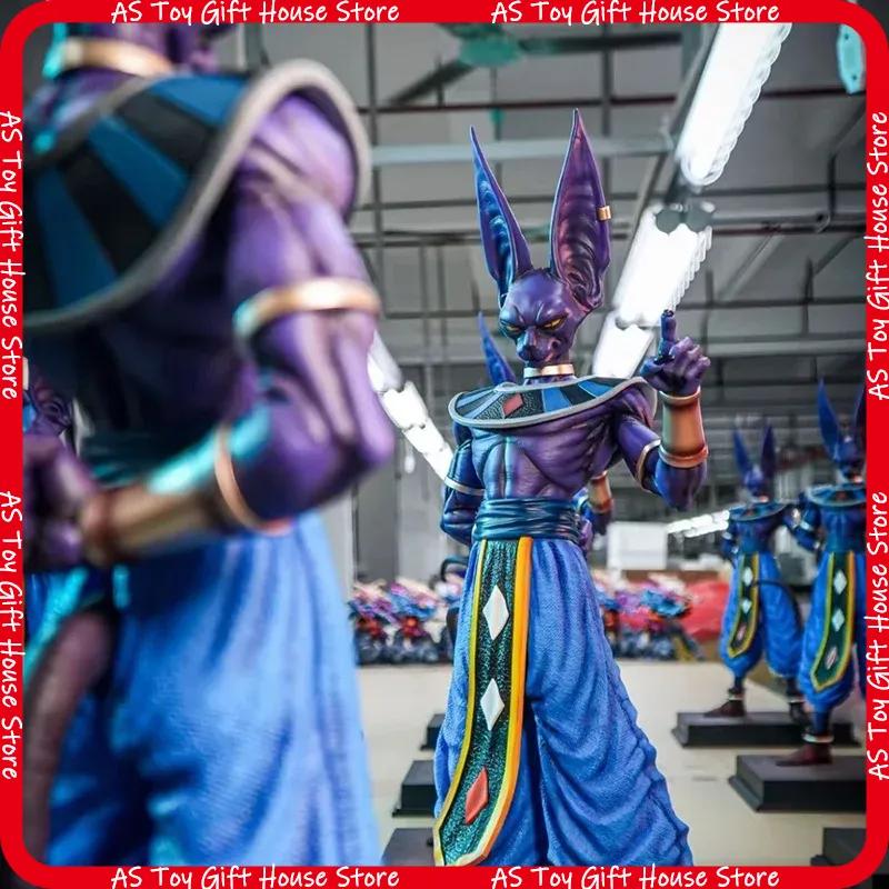 Dragon Ball New Beerus Action Figure 53Cm Anime God Of Destruction Jt Statue Collectible Toy Ornament Desktop Decoration Gift
