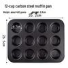 Handun 12-Cavity Mini Cake Baking Pan