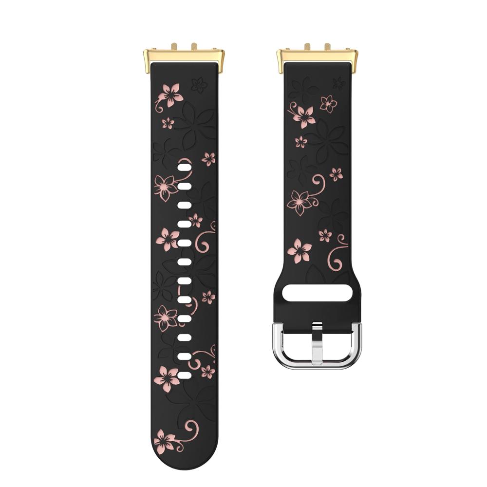 Silikon-Präge-Uhrenarmband für Galaxy Fit3 Wasserdicht und schweißfest Weich und bequem Sport-Uhrenarmband für Galaxy Fit3