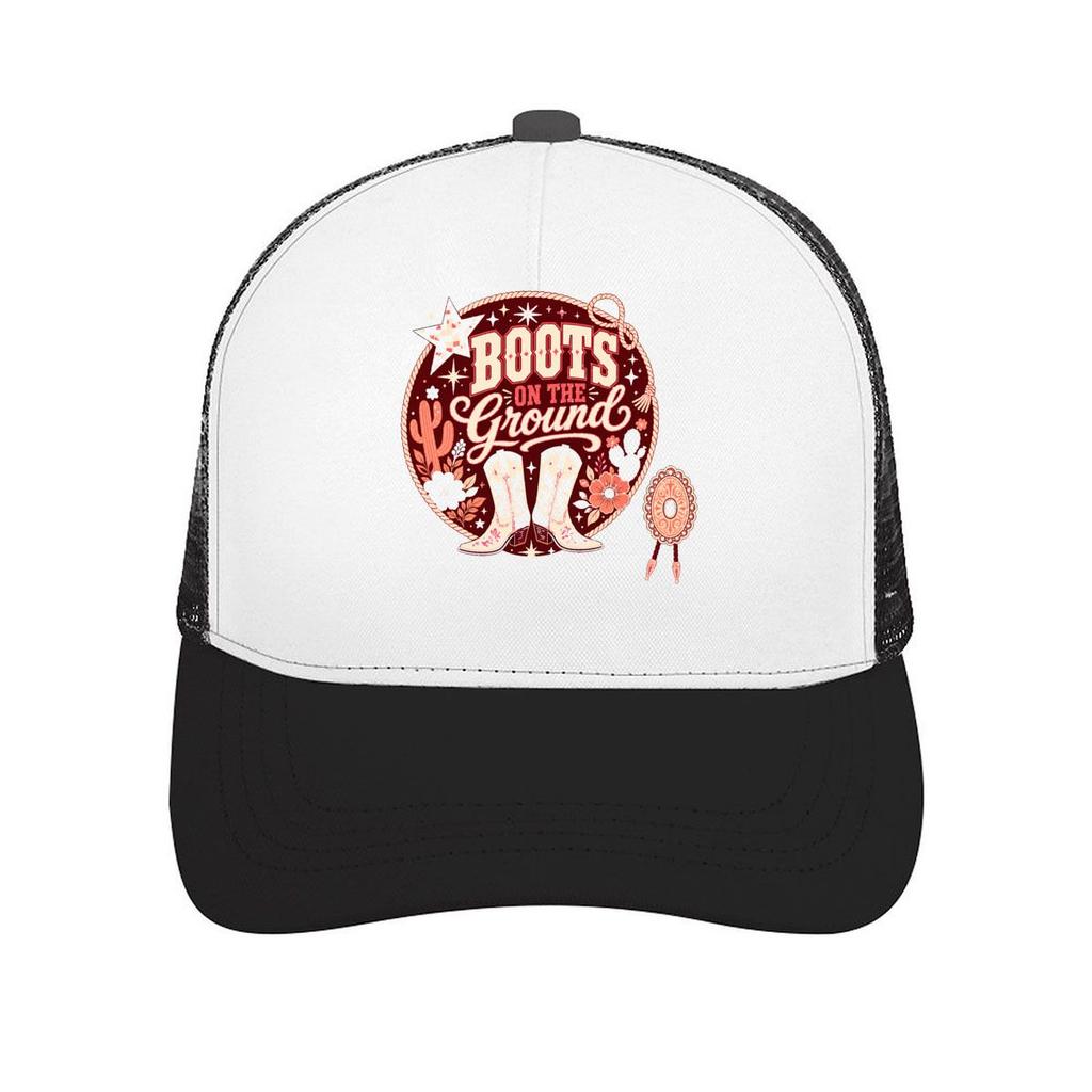 Pink Western Glam Rodeo Party Mesh Baseball Cap Casual Hat Outdoor For Womens Unisex FeUnisex