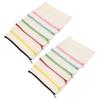Canvas Makeup Bags Multipurpose for DIY 12Pcs Blank Craft Bags with Zipper