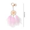 Feather Dream Catcher Charm Keychains Fashion Pendant Car Keyring Backpack Decoration Fashion Jewelry for Women Girls