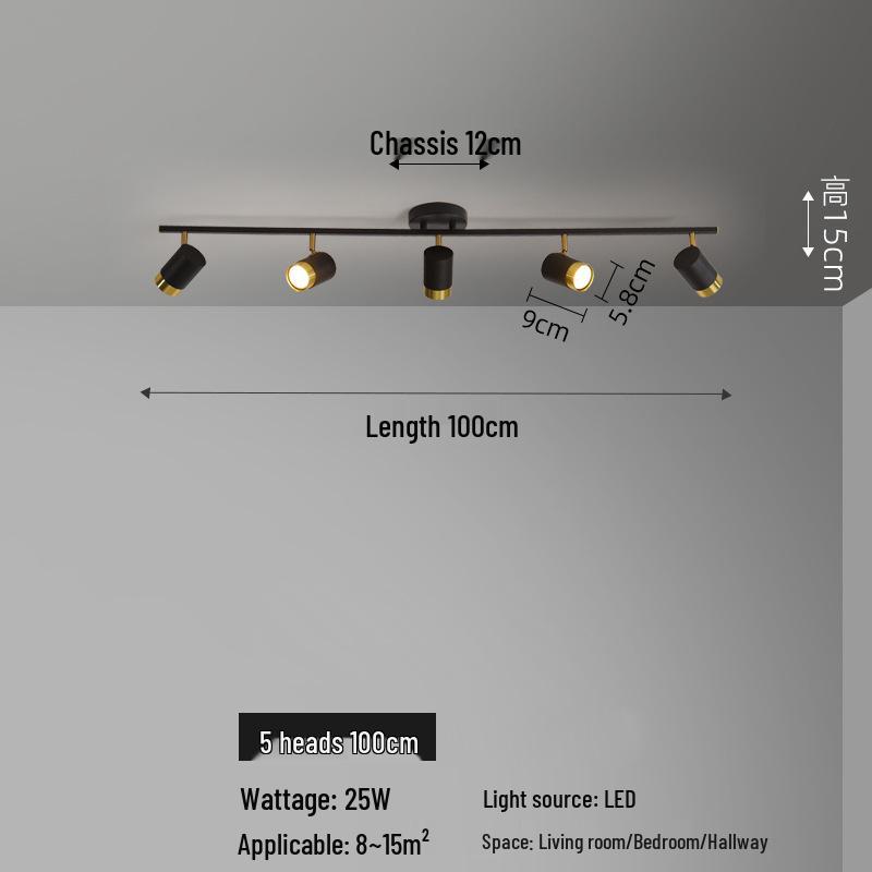 Nordic LED Ceiling Spotlight for Bedroom, Living Room, Background Wall, and Cloakroom