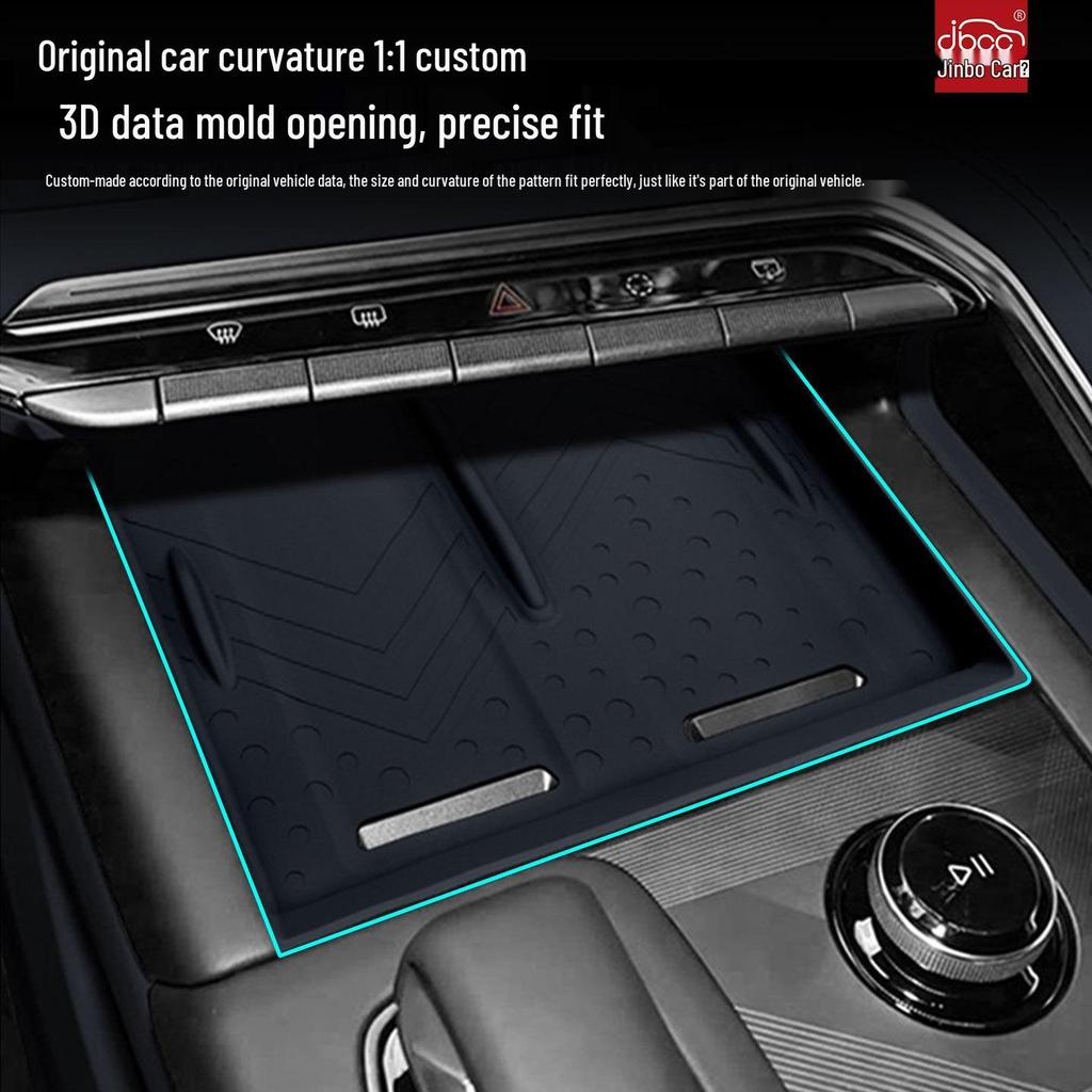 Silicone Wireless Charging Pad for 26 Zeekr 001 Models - Center Console Phone Accessory
