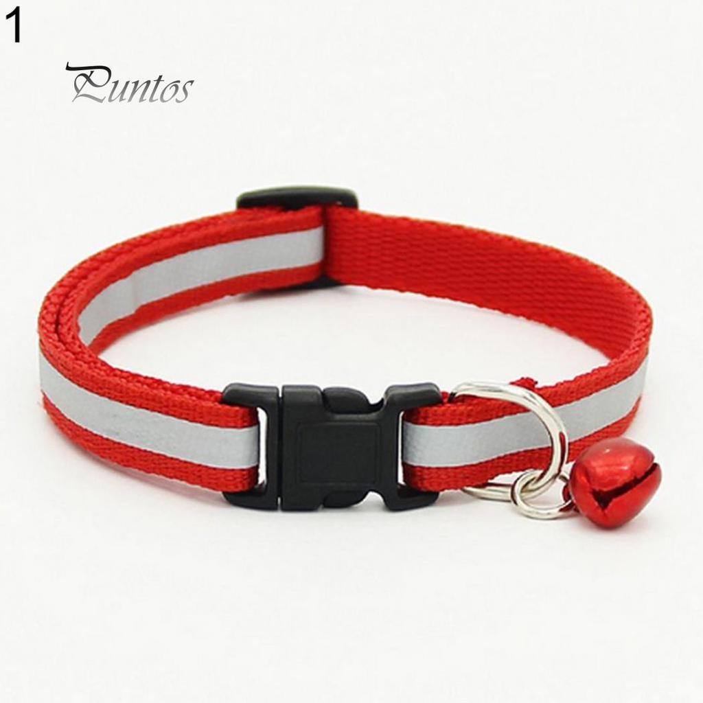 Pet Puppy Reflective Collar Buckle Neck Strap