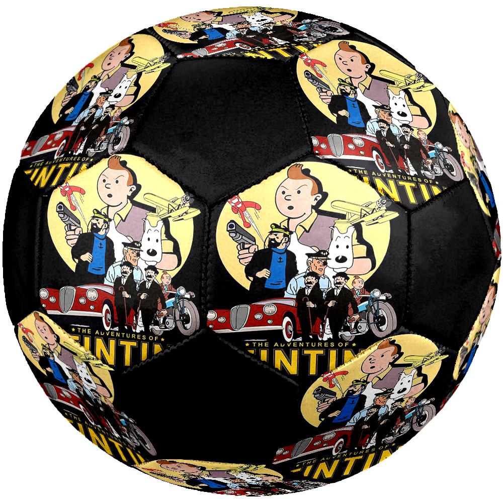 The Adventures of Tintin Theme Size 5 Soccer Ball, Suitable for Both Indoor and Outdoor Matches, a Gift Suitable for Everyone.