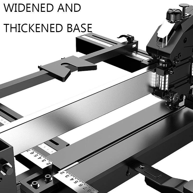 800MM Manual High Precision Marble Tile Cutting Machine With Infrared Laser Positioning Push Knife Ceramic Tile Cutter