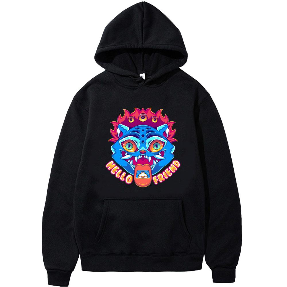 

Kpop Demon Hunters Tiger kawaii Hoodie Aesthetic 2025 Comic Fashion Sweatshirt Graphic Printing Unisex Clothing Sudaderas Hoody 3XL