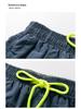 Men's Trendy Color-Block Summer Beach Shorts: Loose-Fit, Casual Sportswear
