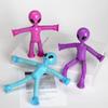 Suction Cup Telescopic Tube Alien Toys Variable Decompression Educational Puzzle Sensory Toys Funny DIY Interactive Party Game