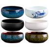 Creative High Temperature Ceramic Planter Bowl for Succulents and Water Plant with Unique Glazed Finish Home Decoration