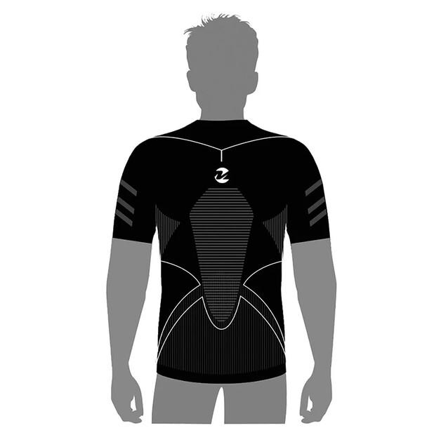 MASSI Базовый слой с коротким рукавом Thermetic Evolution Carbon