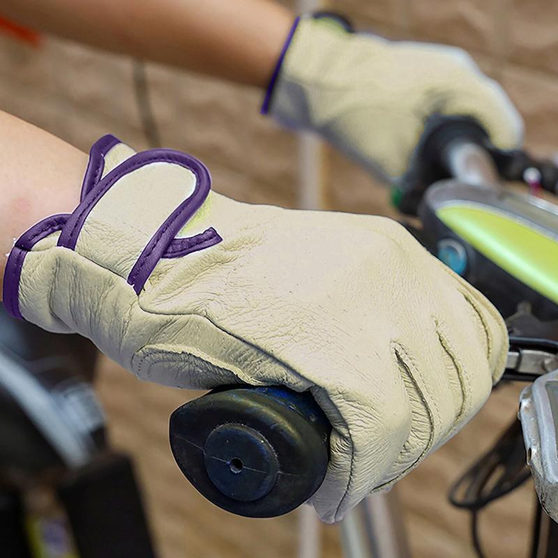 1 Paar Elektroschweiß-Arbeitshandschuhe, Lederschweißhandschuhe, hitzebeständige Sicherheitsarbeitshandschuhe