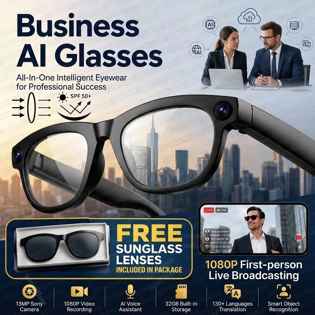 New Live Streaming Smart Glasses with