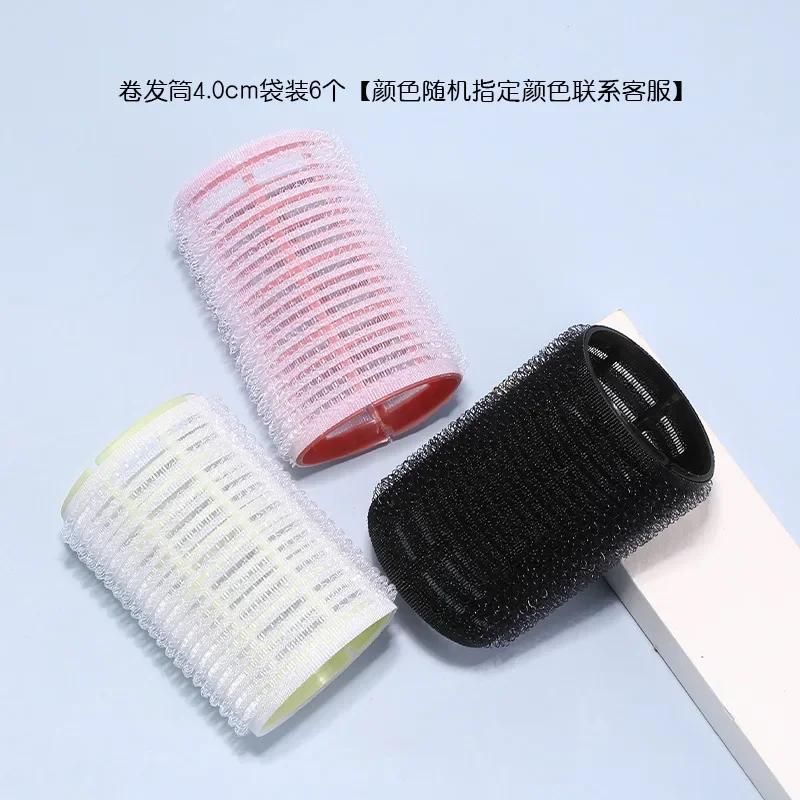 6Pcs Hair Rollers Heatless Curlers No Heat Hair Bangs Volume Salon Hairdressing Curlers Sticky Hair Styling Tool