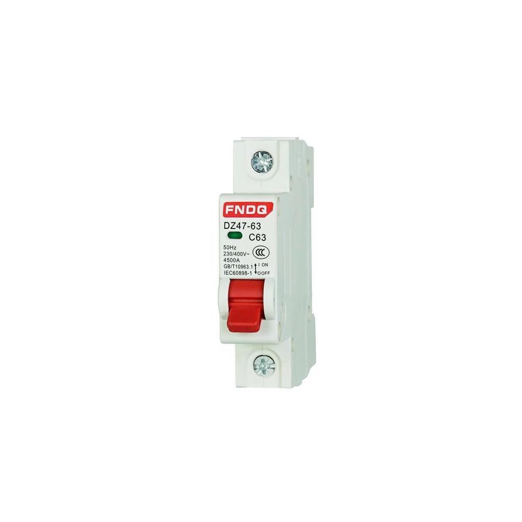 Dual-Pole Residual Current Circuit Breaker with Leakage Protection - 220V Electric Safety Switch