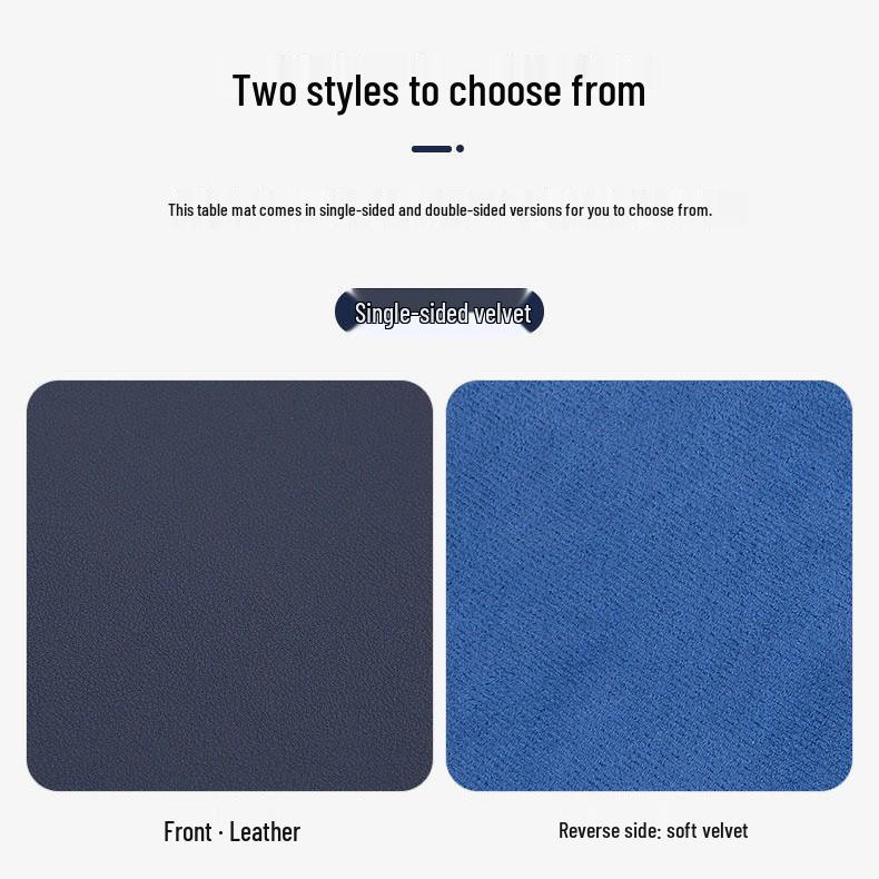 Extra Large Waterproof Leather Mouse Pad with Custom Patterns