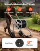 VEVOR Hose Reel Cart, Hold Up to 175 ft of 5/8’’ Hose (Hose Not Included), Garden Water Hose Carts Mobile Tools with Wheels