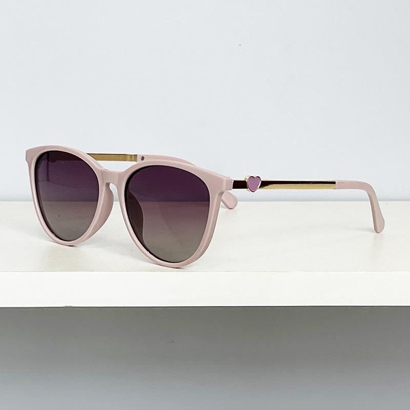 Heart-Shaped Small Frame Sunglasses Retro Small Fragrant Style Personalized Sunglasses Women'S College Style Small Fresh Glasses