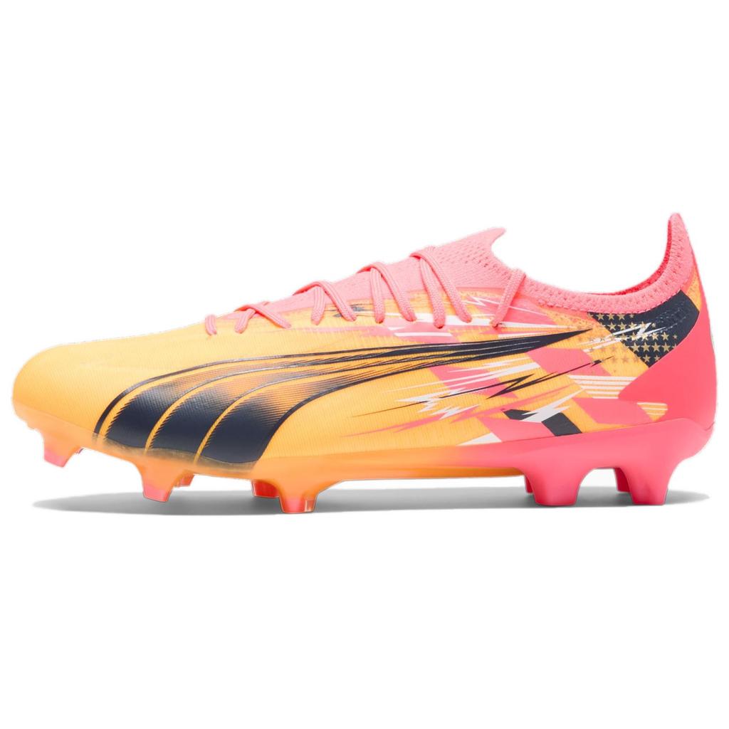 Christian Pulisic X Puma Ultra Ultimate FG AG Copa América Pack Men Sneakers Orange Sun-Stream Navy 107961-01